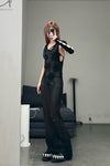 Walter Van BeirendonCK Nets Dress AW22-23 8042